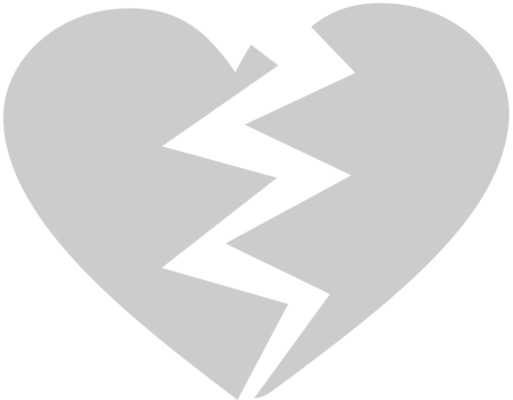 Heart broken vector