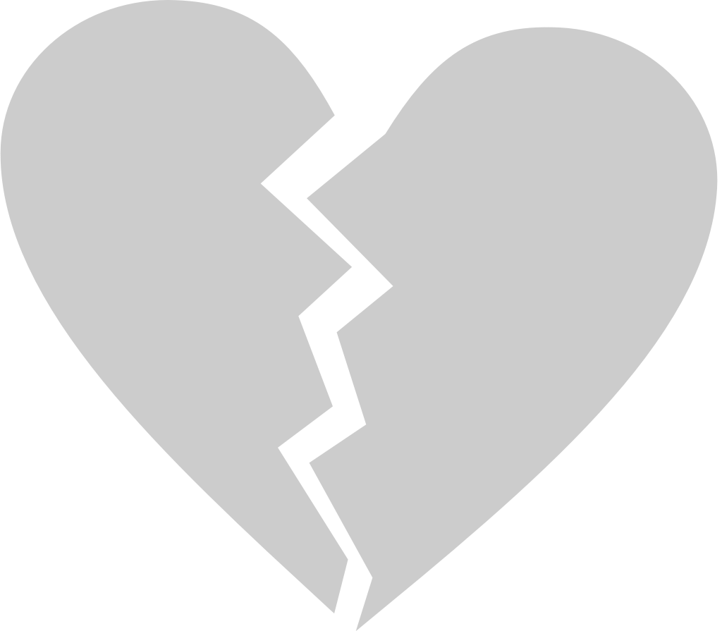 Heart broken vector