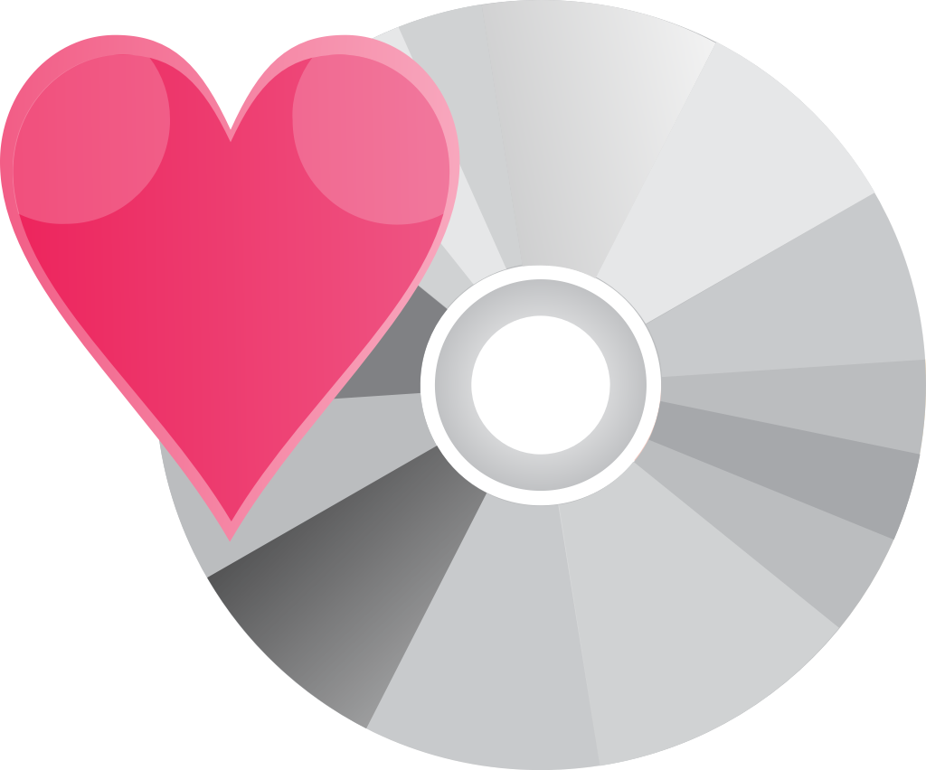 Heart disk vector