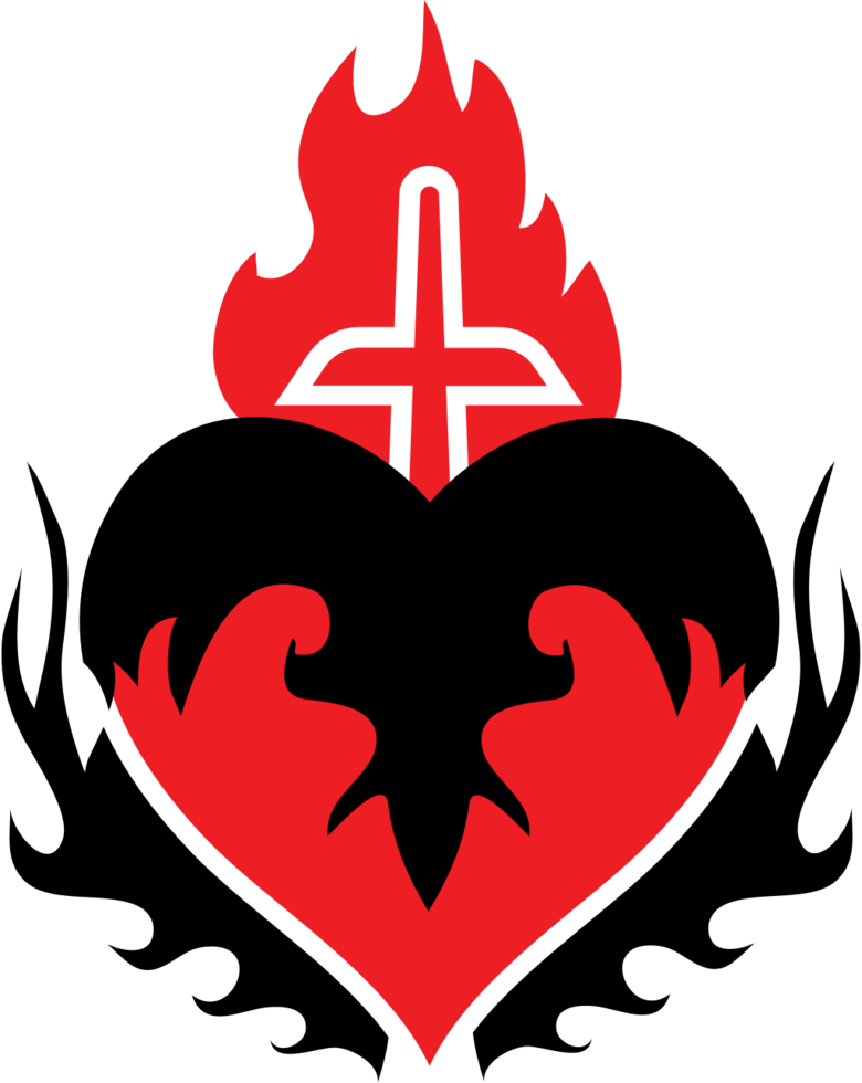 Sacred heart wing vector