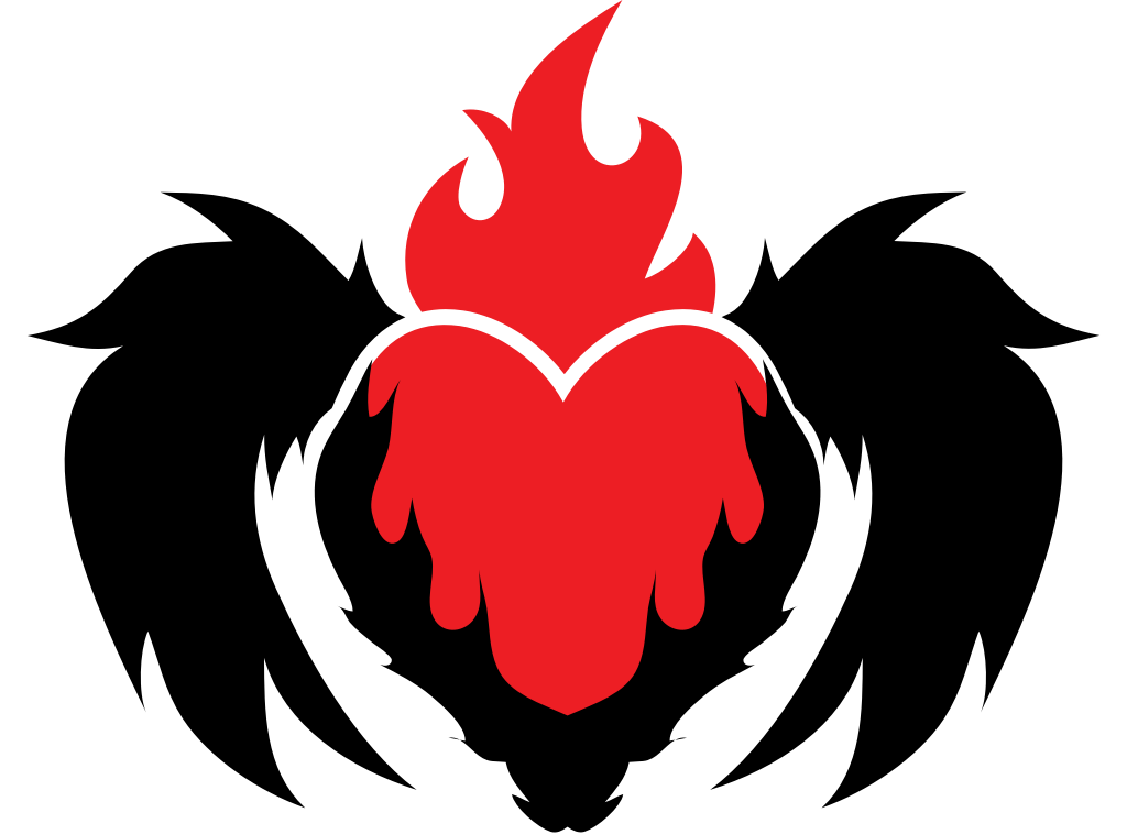 Sacred heart wing vector