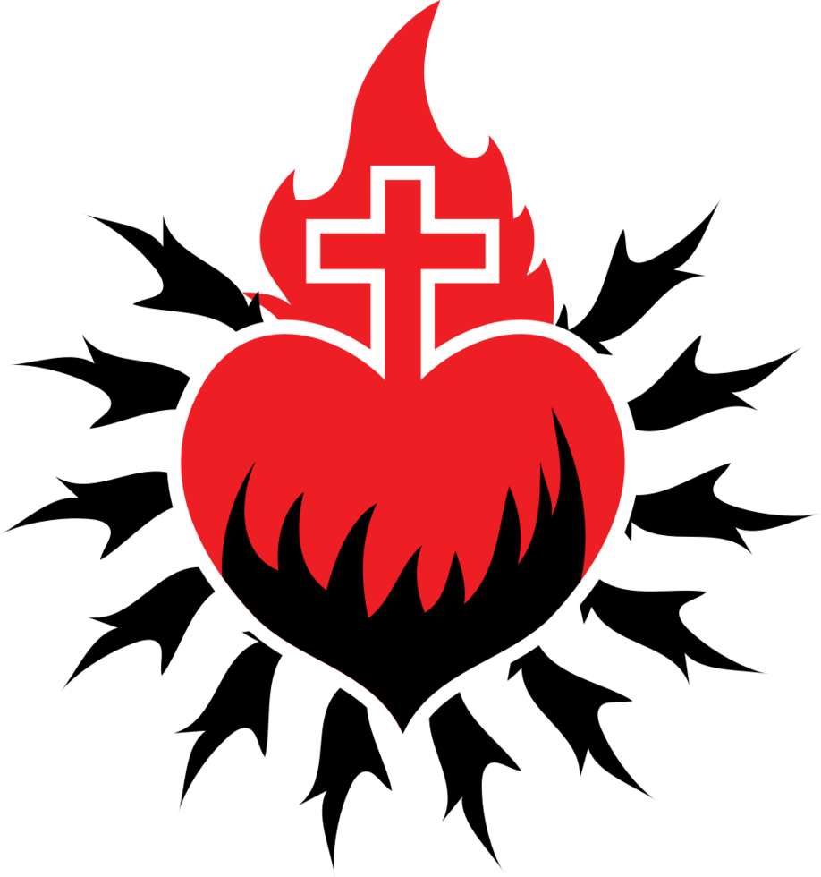 Sacred heart wing vector