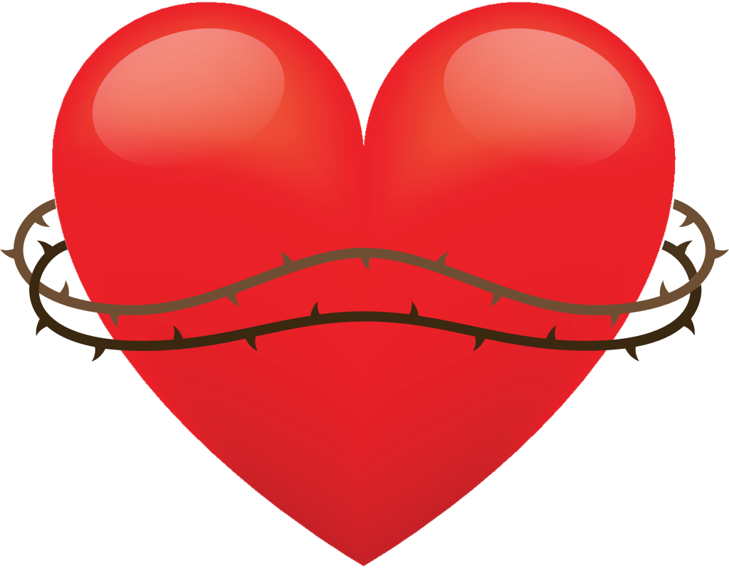 Sacred heart vector