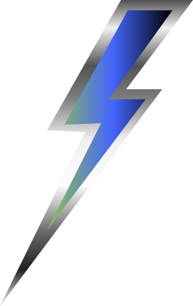 Lightning gradietn vector