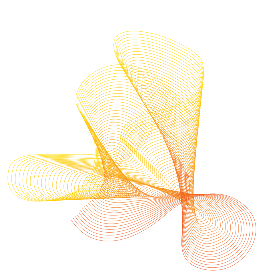 Line silk swirl vector
