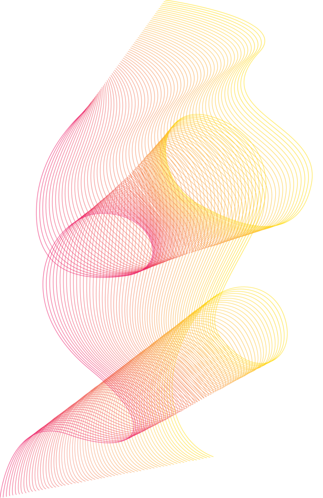 Line silk swirl vector