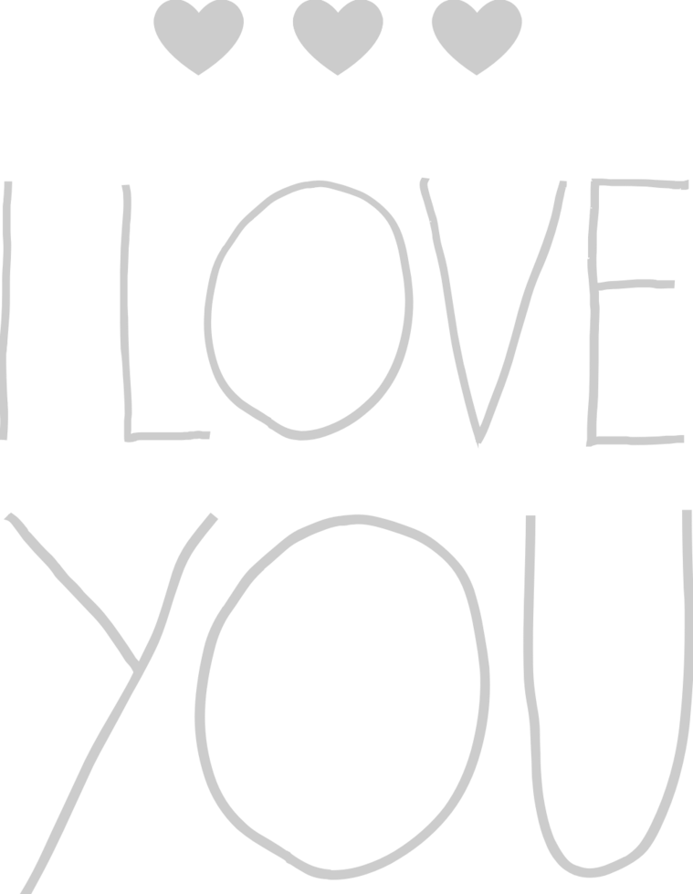 Love typography vector
