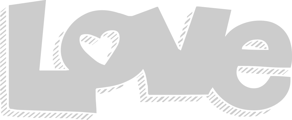 Cute love doodles vector