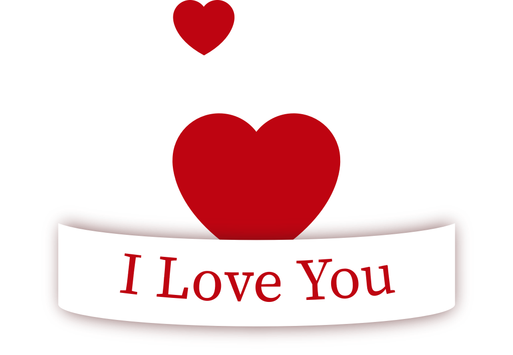 Love typography vector