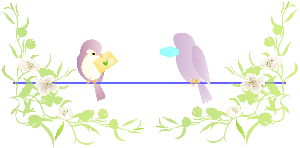 Love bird vector