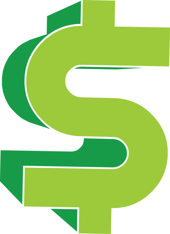 Money dollar sign vector