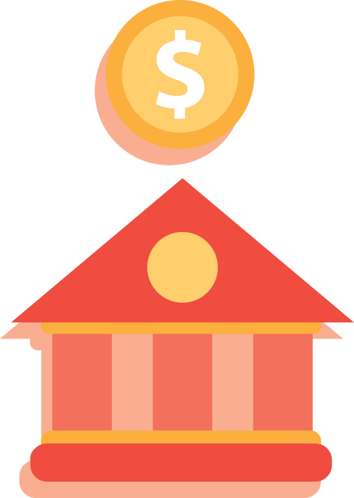 Money saving bank vector