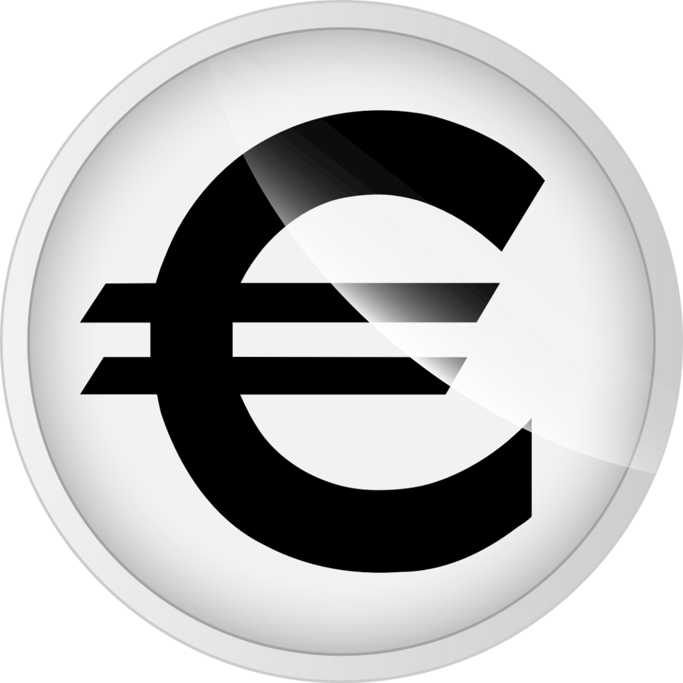 Euro currency symbol vector