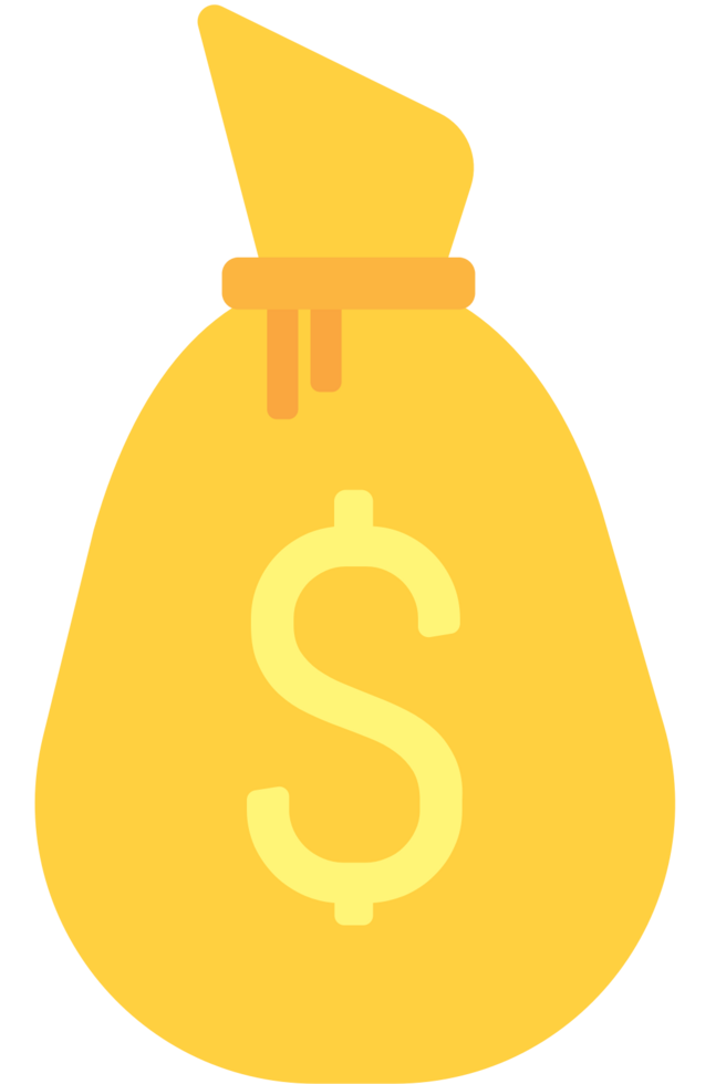 Bag of money vector