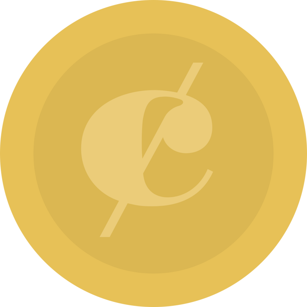 Coin cent vector