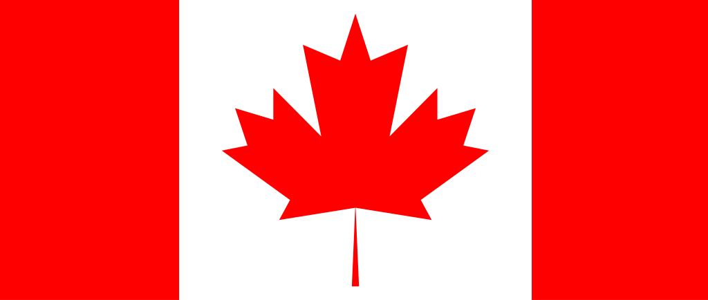 Flag canada vector