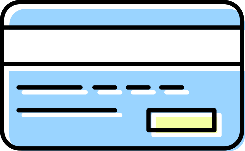 Thin line finance icon credit card vector