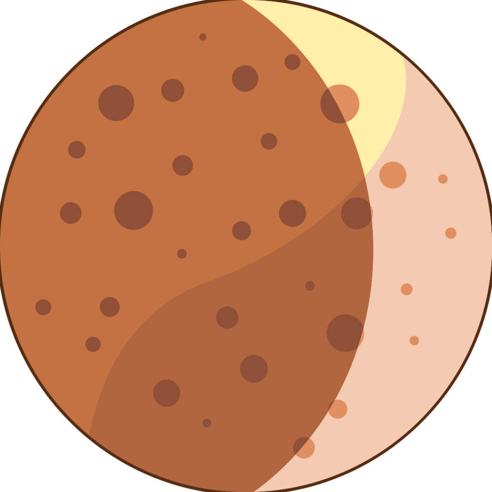 Moon phase vector