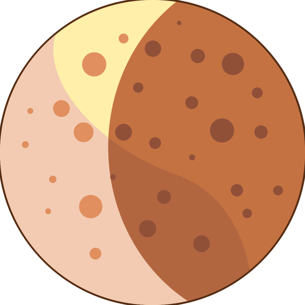 Moon phase vector