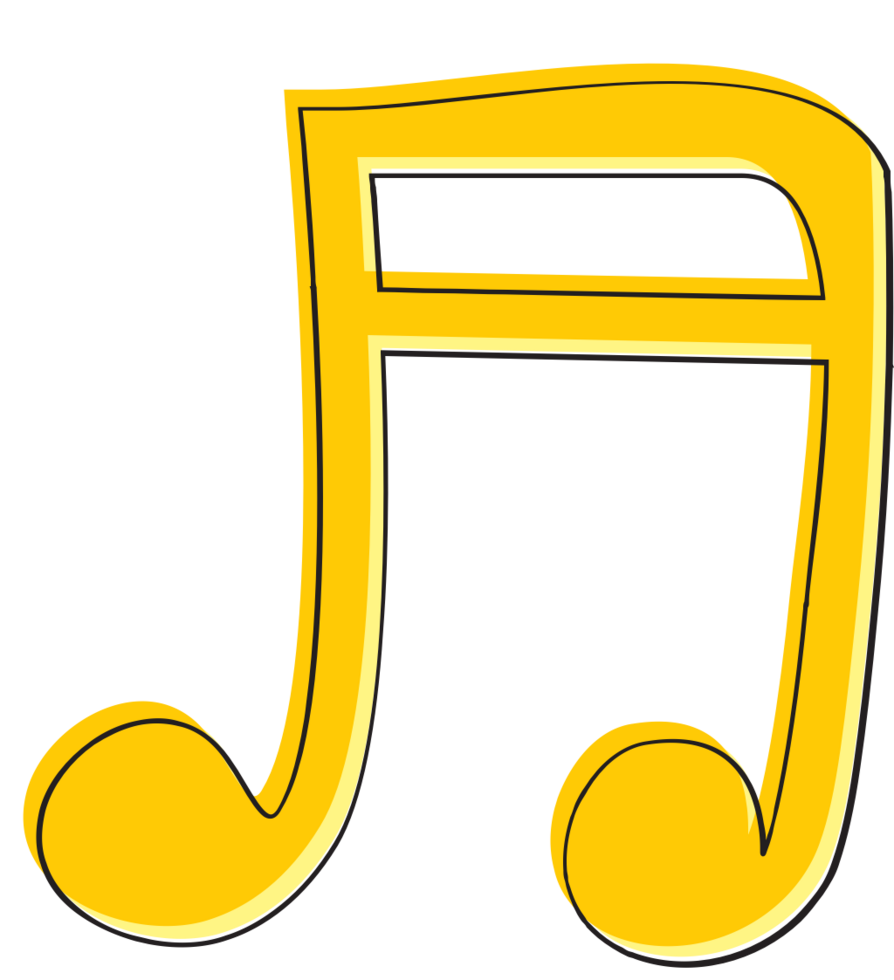 Music note vector