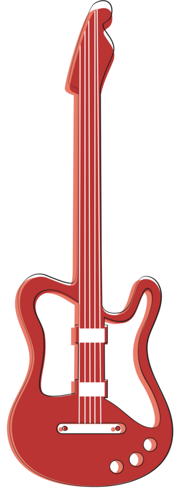 Music instrument guitar vector