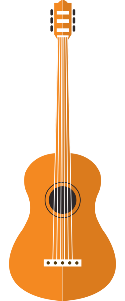 Music instrument guitar accoustic vector