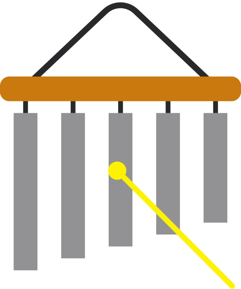 Music instrument xylophone vector