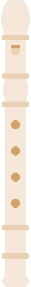 Music wind instrument flute vector