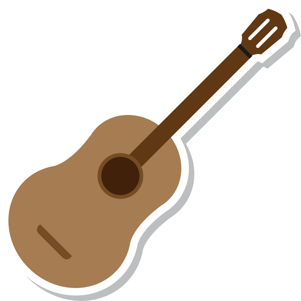 Music instrument guitar vector