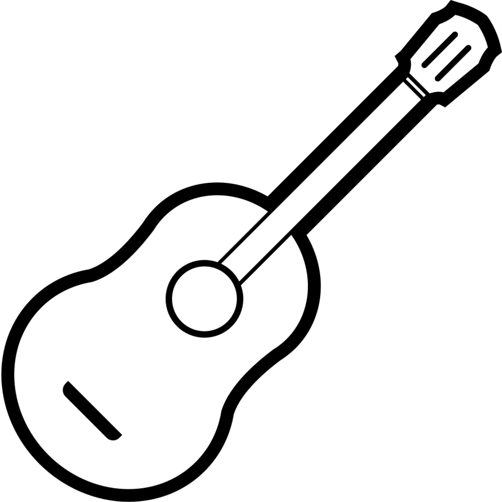 Music instrument guitar vector