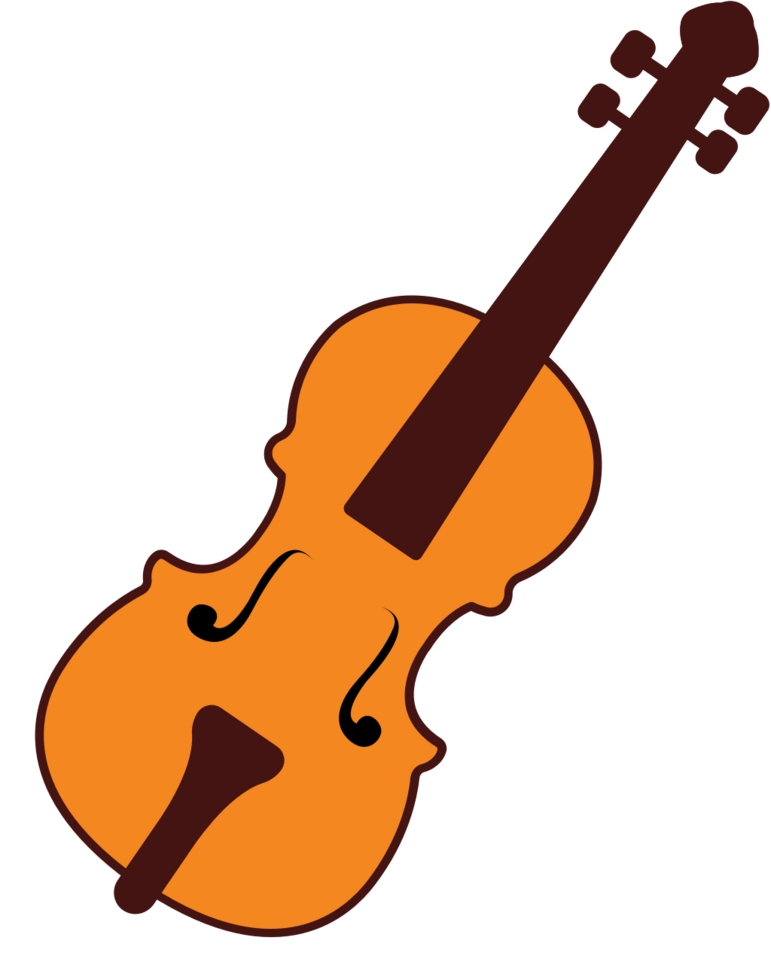 Stringed music instrument violin vector