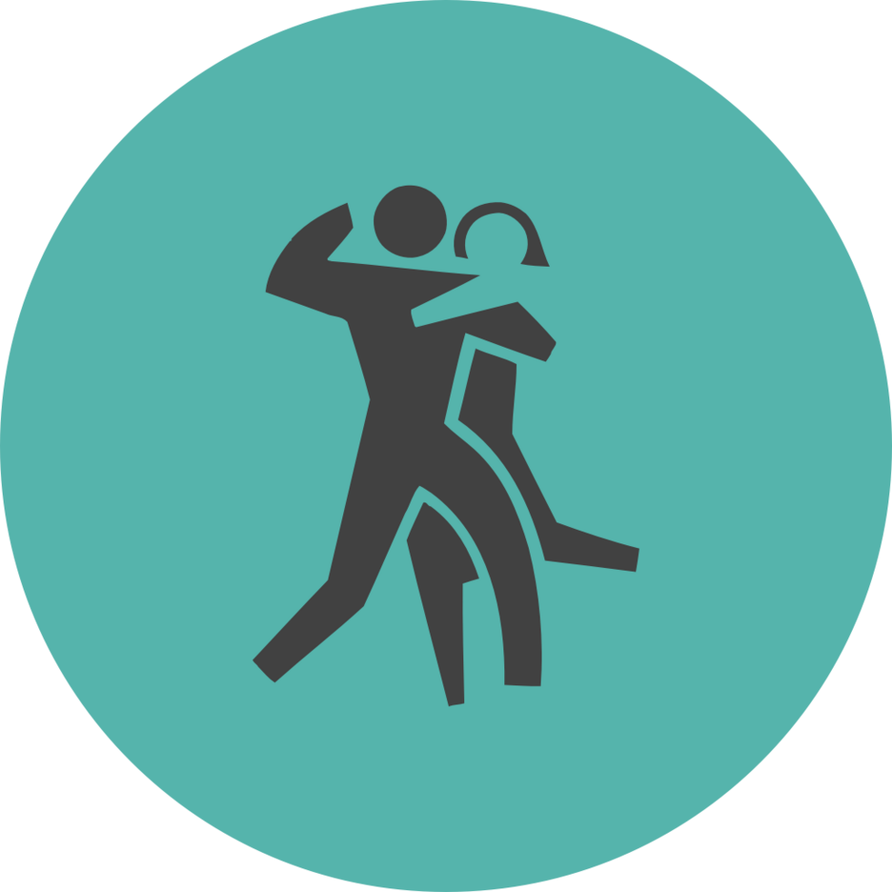 Music flat icon dance vector