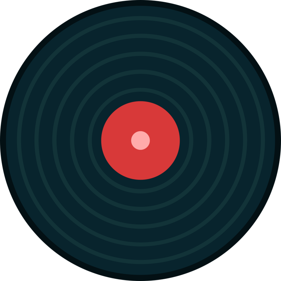 Music vinyl record vector