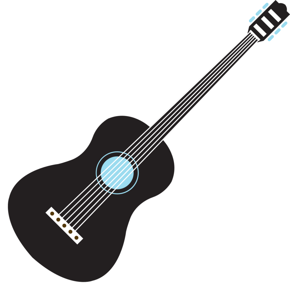 Music instrument guitar vector