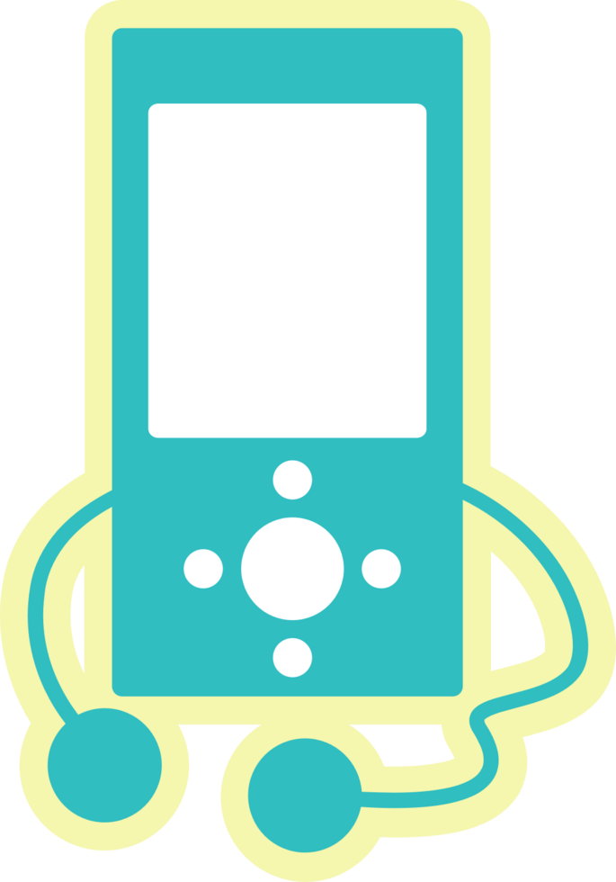 Music icon pod vector