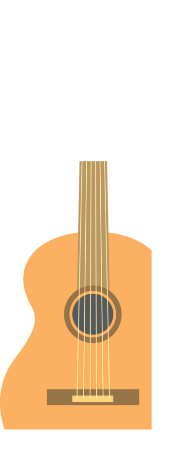 Music instrument guitar vector