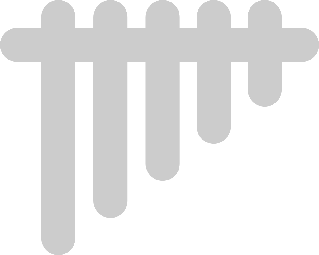 Music instrument icon xylophone vector