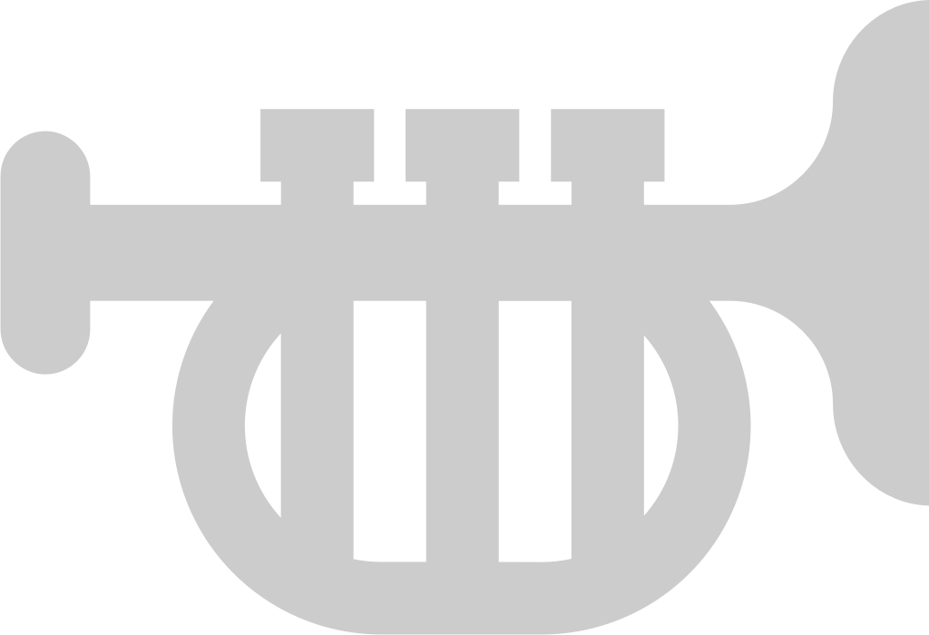 Music instrument icon trumphet vector