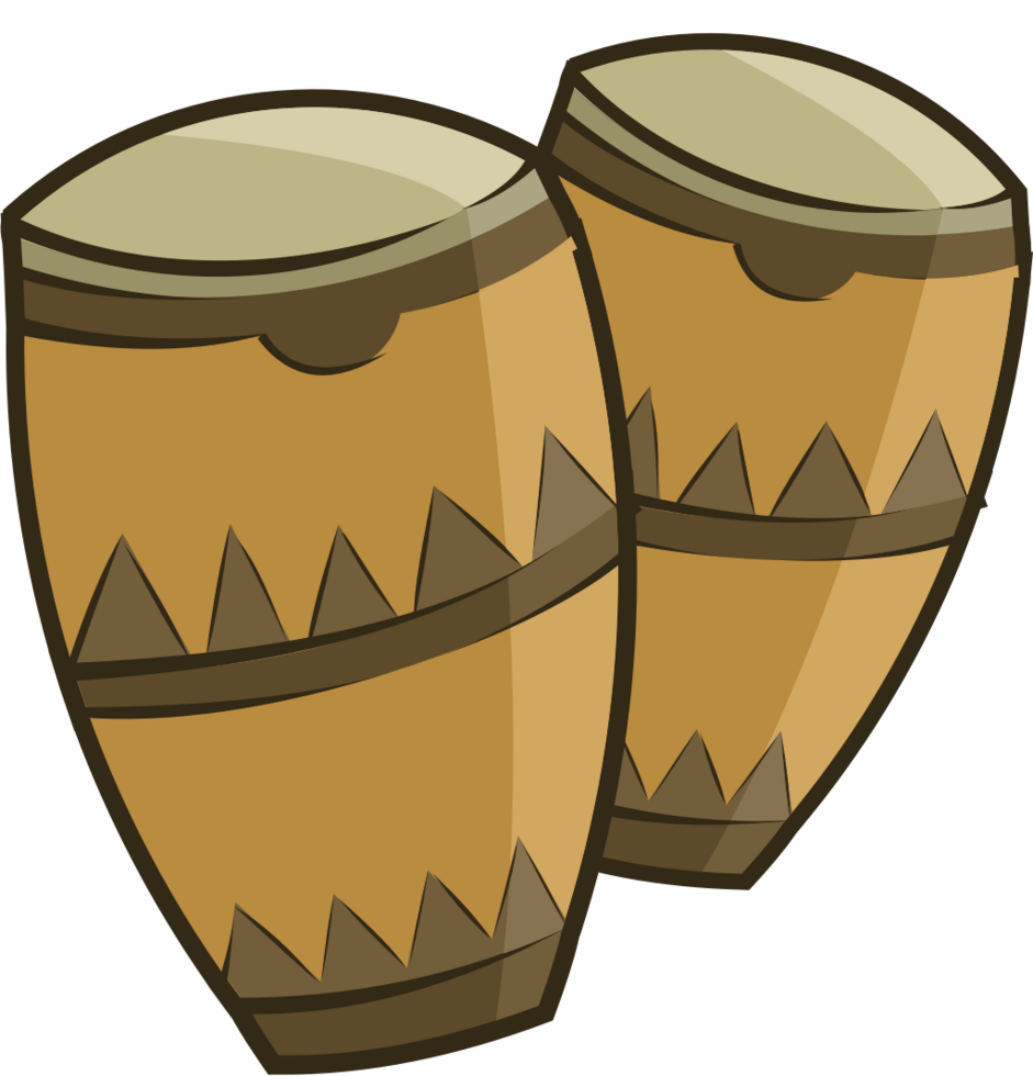 Percussion instrument conga 36651064 Vector Art at Vecteezy