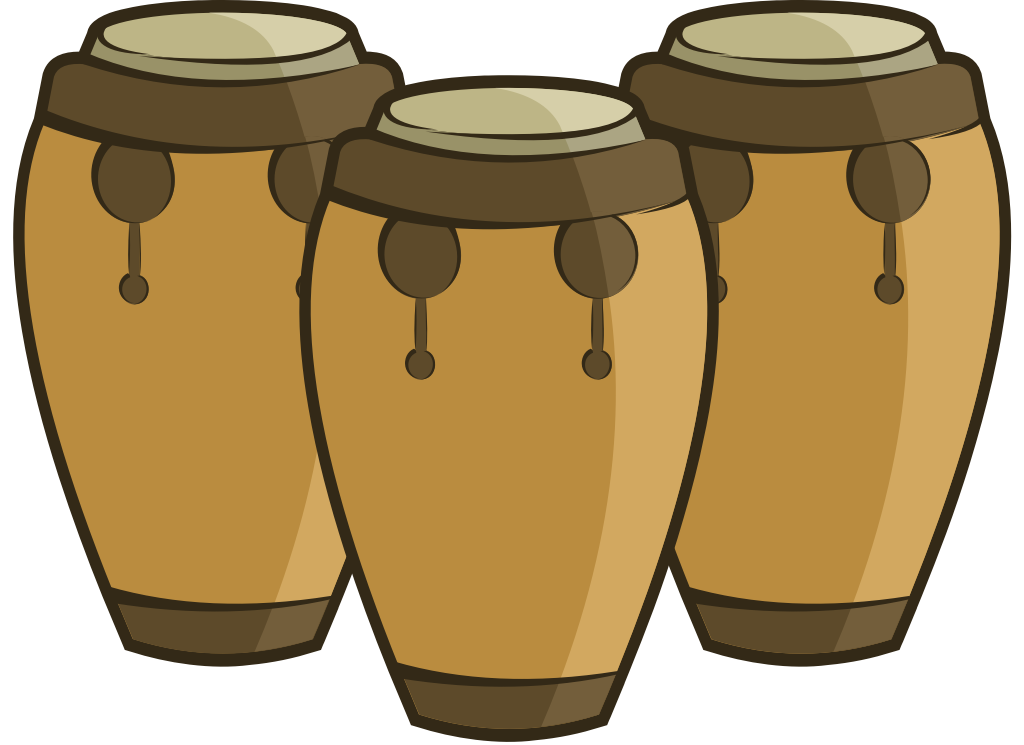 Percussion instrument conga vector
