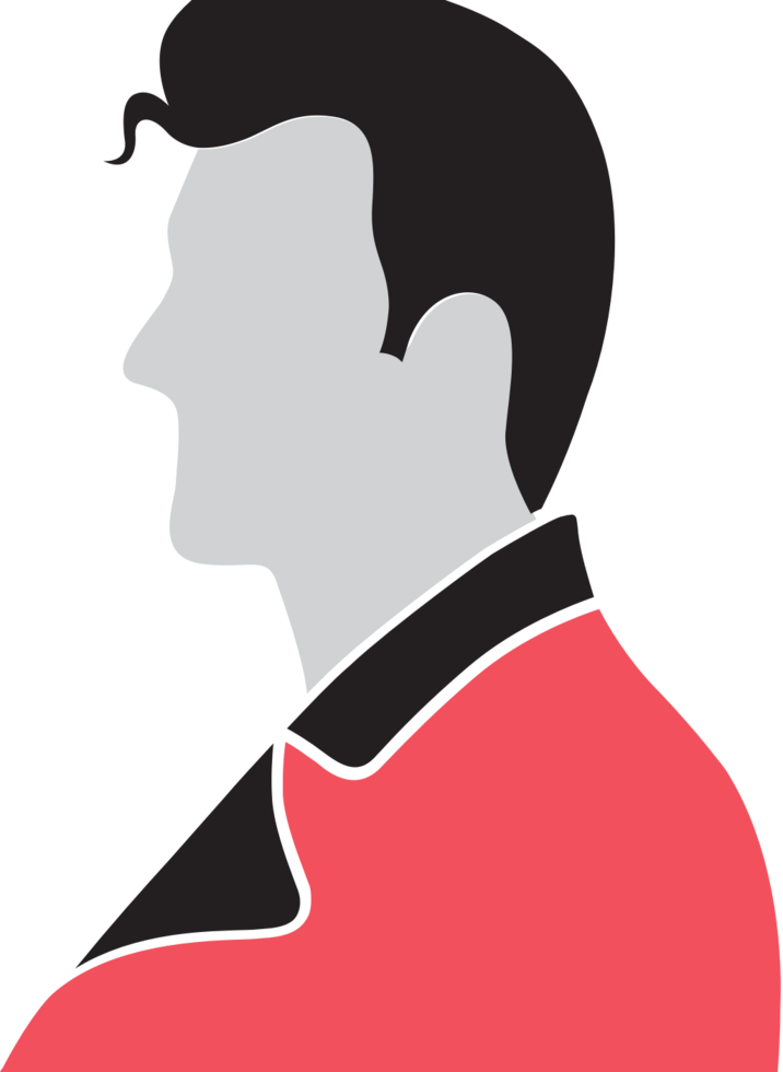 Rock music icon elvis vector