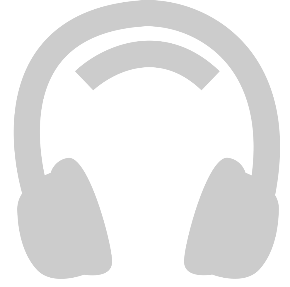 Music headphone vector