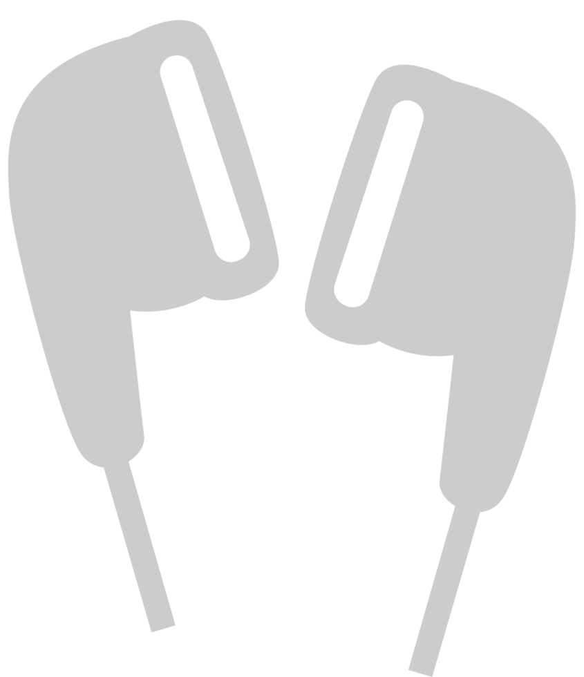 Music earphone  vector