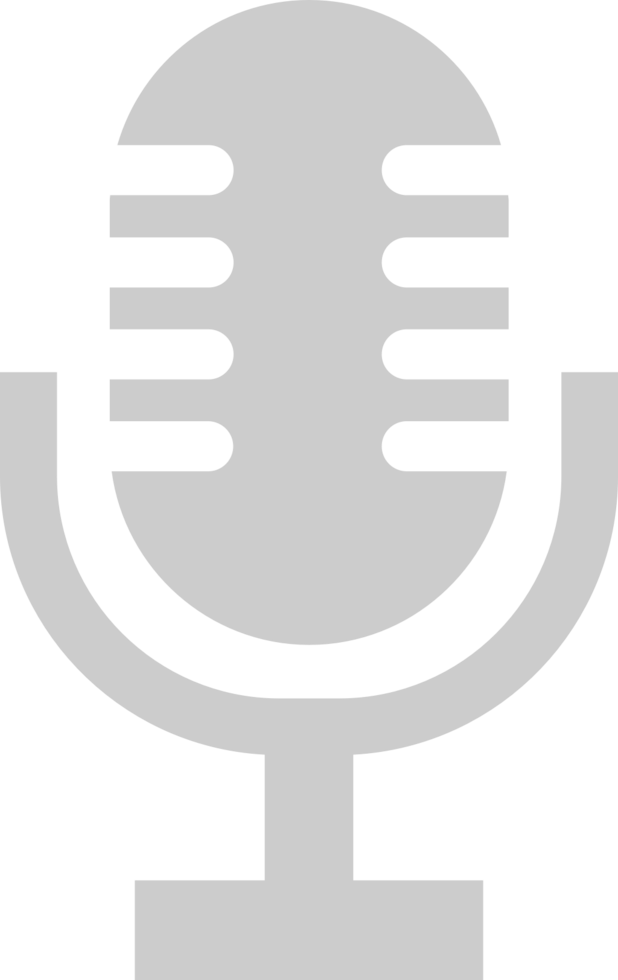 Music microphone vector