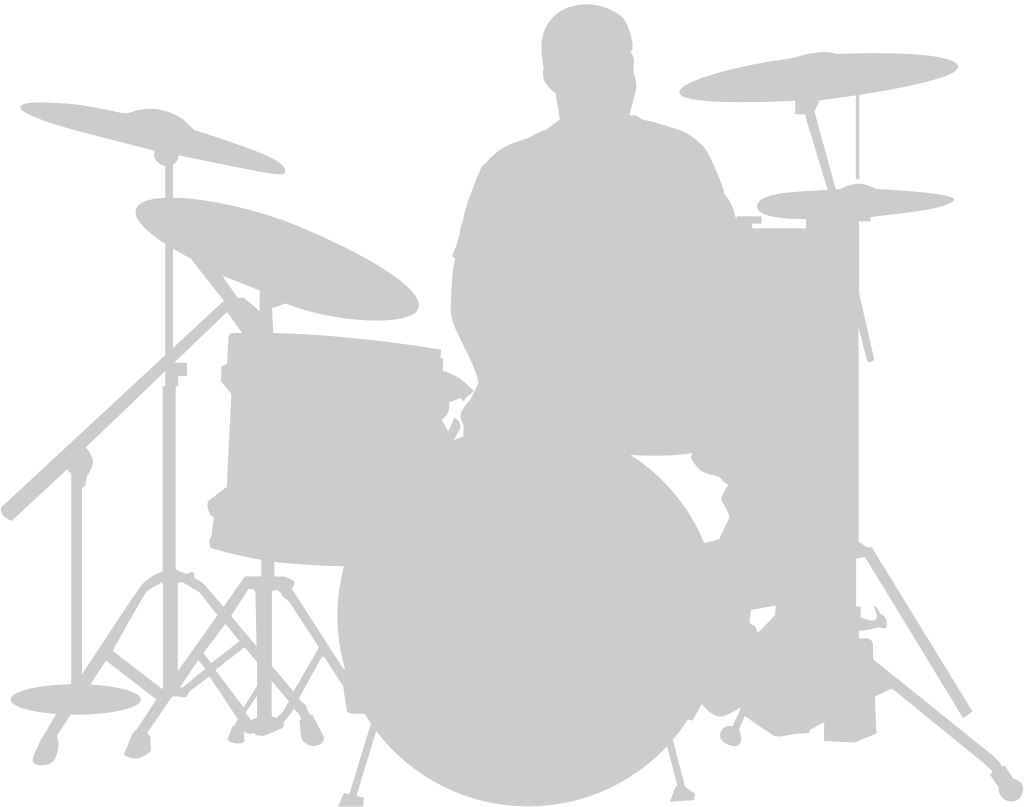 Men playing drum vector