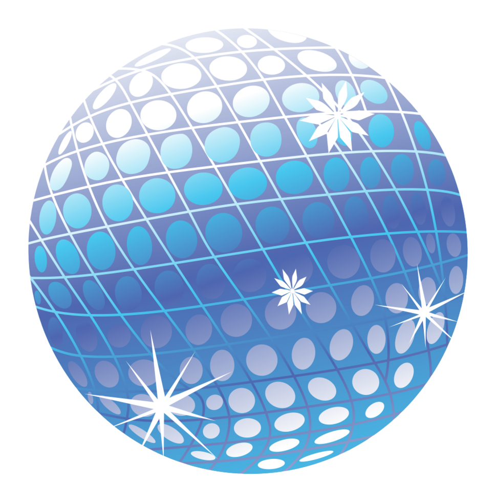 Disco ball lamp vector