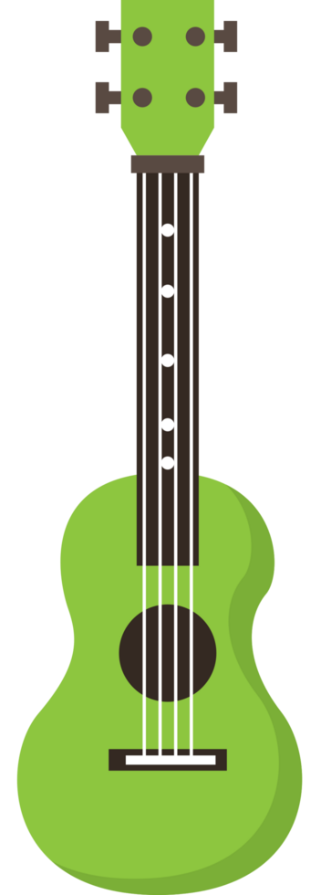 Colorful ukulele vector