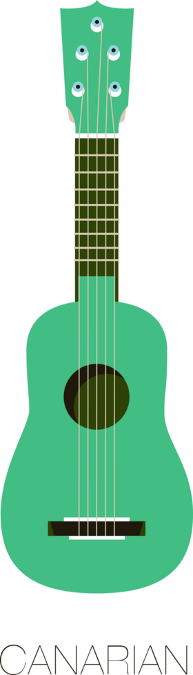 Ukulele type  vector