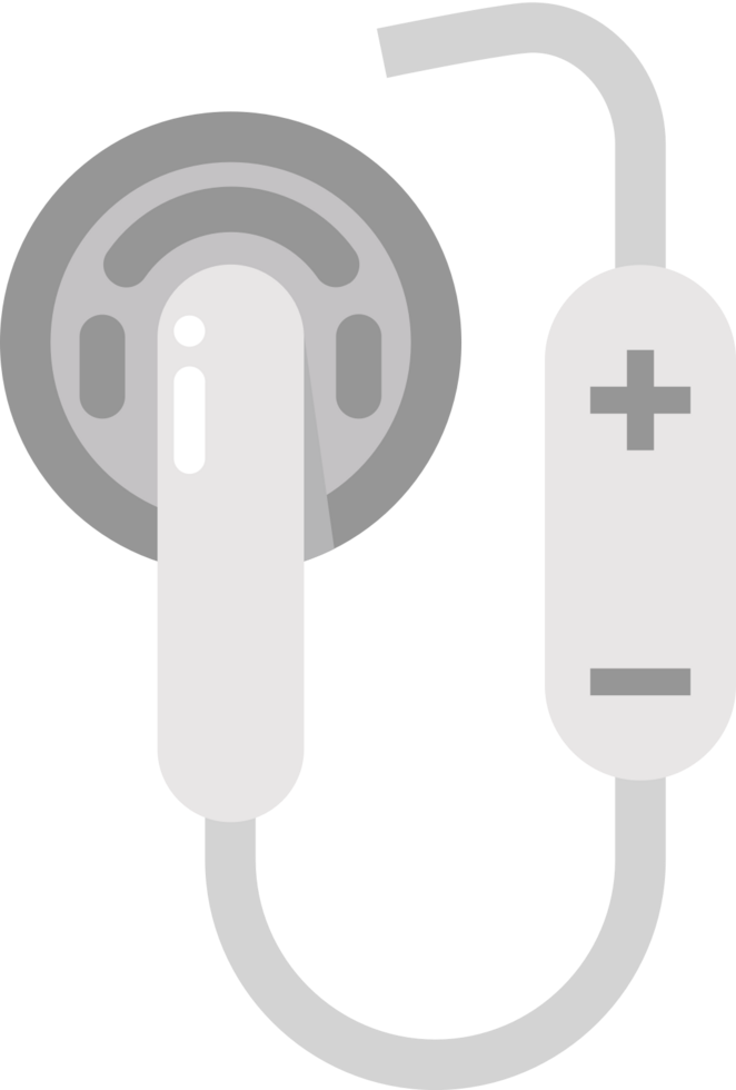 Music earphone vector
