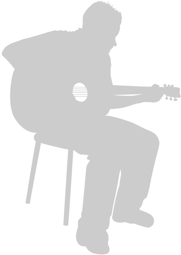 Guitar player vector